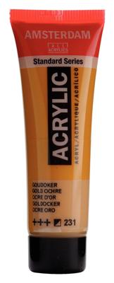 Royal Talens Amsterdam Standard Series Acrylverf Tube 20 ml - Goudoker 231