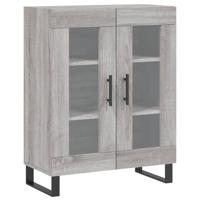 Dressoir 69,5x34x90 cm bewerkt hout grijs sonoma eikenkleurig - thumbnail