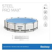 Bestway steel pro max zwembadset 366x76 cm - thumbnail