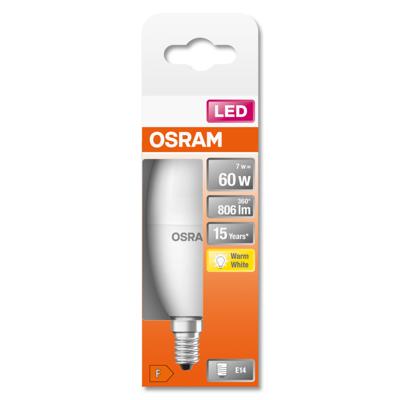 OSRAM HOMELIGHTING 4058075428522 LED-lamp Energielabel F (A - G) E14 Peer 7 W = 60 W Warmwit (Ø x l) 47 mm x 79 mm 1 stuk(s) OSRAM HOMELIGHTING 4058075428522 LED-lamp Energielabel F (A - G) E14 Peer 7 W = 60 W Warmwit (Ø x l) 47 mm x 79 mm 1 stuk(s)