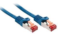 LINDY 47355 RJ45 Netwerkkabel, patchkabel CAT 6 S/FTP 3.00 m Blauw 1 stuk(s) - thumbnail