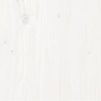Bedframe massief grenenhout wit 200x200 cm - thumbnail