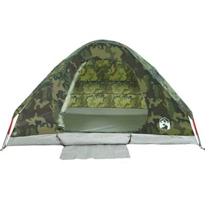 VidaXL Koepeltent 2-persoons waterdicht camouflage