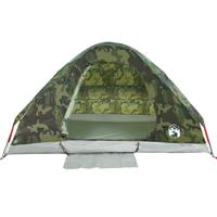 VidaXL Koepeltent 2-persoons waterdicht camouflage - thumbnail