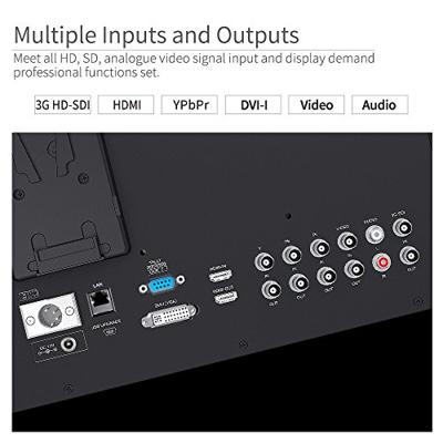 SEETEC P173-9HSD-CO 17.3 Inch Carry on Broadcast Production Director Monitor met 3G-SDI HDMI YPbPr Input en Output Aluminium Ontwerp Full HD 1920×1080