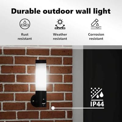 VidaXL Buiten wandlamp 2 pcs zwart 12 x 8,5 x 29 cm