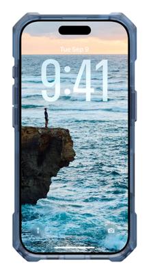 Urban Armor Gear Case Apple iPhone 17 Blauw, Transparant