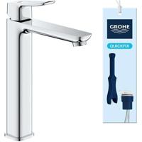 Wastafelkraan - GROHE DICE - Maat XL - Gladde behuizing zonder afvoer - Chroom - thumbnail