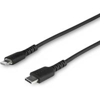 StarTech.com Premium USB-C naar Lightning Kabel 1m Zwart - USB Type C naar Lightning Charge & Sync Oplaadkabel met Aramide Vezels - Apple MFi Gecertificeerd - iPad Air iPhone 12 (RUSBCLTMM1MB) - thumbnail