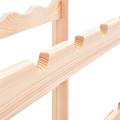 Wijnrek voor 77 flessen grenenhout Wijnrek voor 77 flessen grenenhout