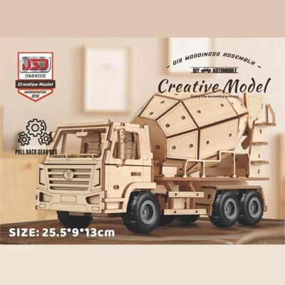 Betonmixer Vrachtwagen 165-delig Houten DIY Modelbouw