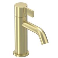 Wastafelkraan IVY Pact Model S Coldstart Geborsteld Mat Goud PVD IVY - thumbnail