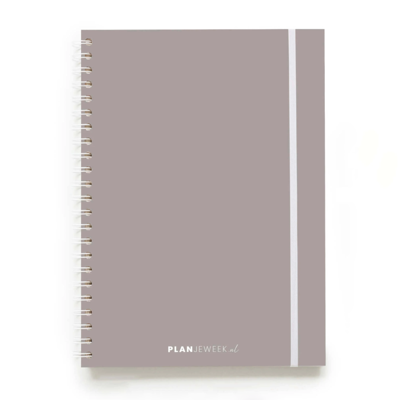 Planjeweek Weekplanner & Planboek Taupe A4