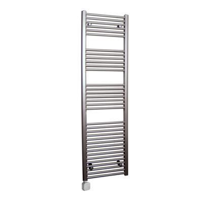 Electrische Wifi Radiator Sanicare HPW Carini 172x60 cm Inox-look Met Thermostaat Zilver Linksonder Electrische Wifi Radiator Sanicare HPW Carini 172x60 cm Inox-look Met Thermostaat Zilver Linksonder