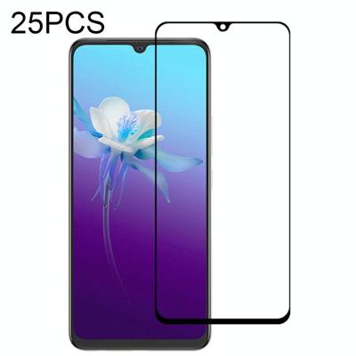 Voor Vivo V20 25 PC's full glue full screen tempered glass film Voor Vivo V20 25 PC's full glue full screen tempered glass film