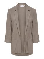 Only Onlsiesta 3/4 Open Linen Bl Blazer Tlr 15322274 Blazers Walnut - thumbnail