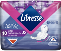 Libresse Comfort & Security Maxi Goodnight Maandverband - thumbnail