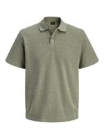 Jack - Jones Jprblatrenton Ss Jacquard Polo Poloshirts 4951268 Smokey Olive - thumbnail