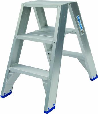 Solide Professionele Dubbele Trap 2x3 Treden - DT03 Solide Professionele Dubbele Trap 2x3 Treden - DT03