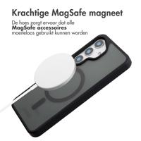 Accezz Rugged Frosted MagSafe Backcover voor Samsung Galaxy S25 Telefoonhoesje Zwart - thumbnail