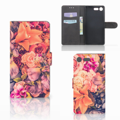 Sony Xperia XZ Premium Hoesje Bosje Bloemen Sony Xperia XZ Premium Hoesje Bosje Bloemen