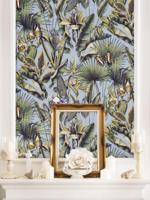 Dutch Tahiti - Fiori grijs/beige - 13332 - thumbnail