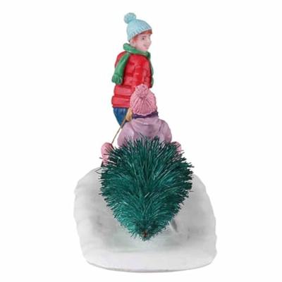 Lemax bringing home our tree kerstdorp tafereel Vail Village 2023