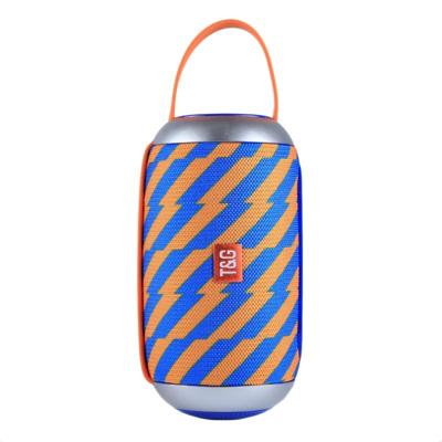 TG112 Draagbare Bluetooth luidspreker met Mic & FM radiofunctie ondersteuning voor Hands-free & TF kaart & U schijf Play(Orange+Blue)
