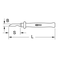 Kabelstriptang met isolatie, 200 mm KS Tools 117.1329 - thumbnail