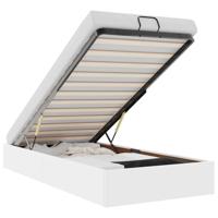 Bedframe zonder matras 80x200 cm kunstleer wit - thumbnail