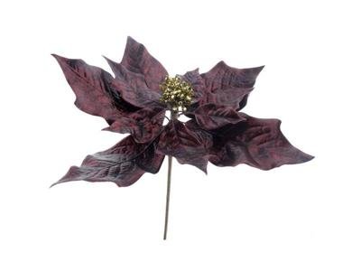 Kunstbloem poinsettia red, 64 cm Hortus - Hortus
