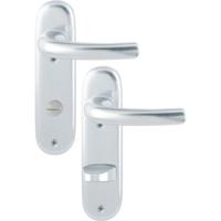 Hoppe deurkruk op schild - Tokyo - WC 63/8 - deurdikte 37/42mm - F1 - thumbnail