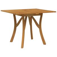 Tuintafel 85x85x75 cm massief acaciahout - thumbnail