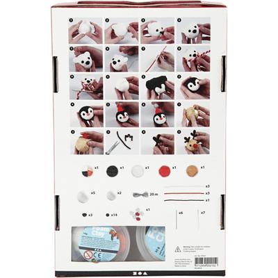 Foam Clay Hobbyset boetseren, 1 set Foam Clay Hobbyset boetseren, 1 set