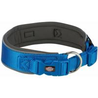 TRIXIE PREMIUM HALSBAND HOND EXTRA BREED ROYAL BLAUW / GRAFIET GRIJS 53-62X5 CM - thumbnail