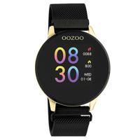 OOZOO Smartwatch Mesh Zwart/Goud | Q00122 - thumbnail