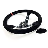 Race stuurwiel OCC Motorsport Zwart Zwart/Rood Ø 35 cm - thumbnail