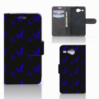 Acer Liquid Z520 Telefoon Hoesje Vlinder Patroon - thumbnail