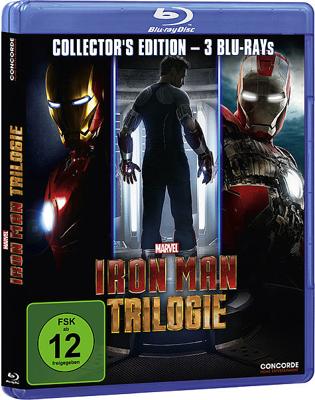 Iron Man Trilogy (verpakking Duits, film Engels)