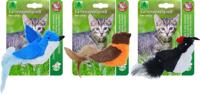 Katten-speelgoed vogel verenstaart 13cm Gebr. de Boon - Gebr de boon - thumbnail