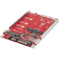 n.A. Interface-omzetter [1x mSATA-aansluiting, M.2 NGFF - 1 x SATA-stekker 7+15-polig ] - thumbnail