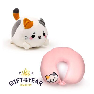 Swapseazzz Adoramals Kat 2-in-1 Pluche Reiskussen