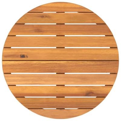 Tuinbijzettafel rond 70x75 cm massief acaciahout