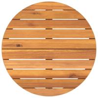 Tuinbijzettafel rond 70x75 cm massief acaciahout - thumbnail