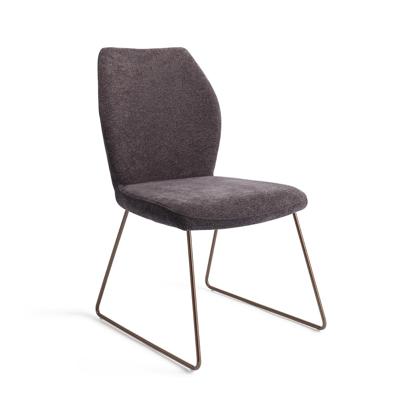 Jesper Home Eetkamerstoel 'Ikata' Slide Rose, kleur Almost Black