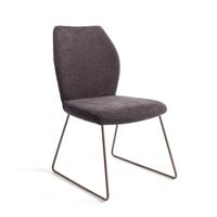 Jesper Home Eetkamerstoel 'Ikata' Slide Rose, kleur Almost Black - thumbnail