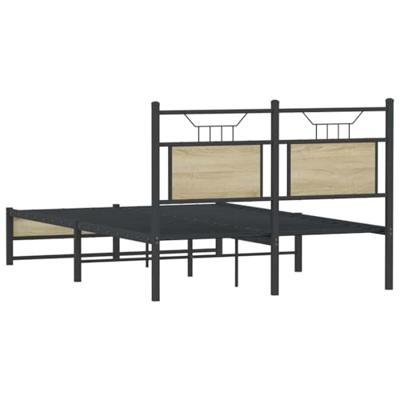 Bedframe zonder matras hout sonoma eikenkleurig 120x200 cm Bedframe zonder matras hout sonoma eikenkleurig 120x200 cm