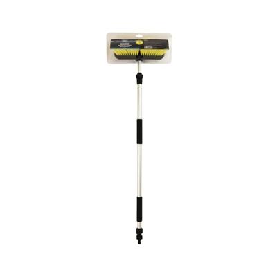 Protecton Wasborstel met telescopische steel 95-160 cm geel