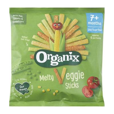 Organix Veggie groente sticks 7 maanden bio 15 Gram