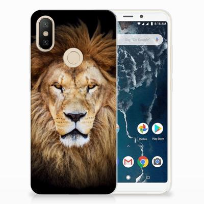Xiaomi Mi A2 TPU Hoesje Leeuw Xiaomi Mi A2 TPU Hoesje Leeuw